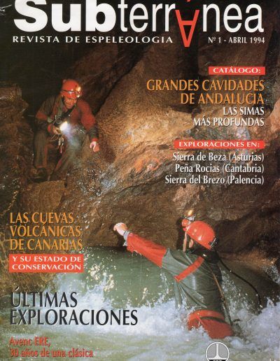 Revista Subterránea 01 Portada nº 1 - Abril 1994