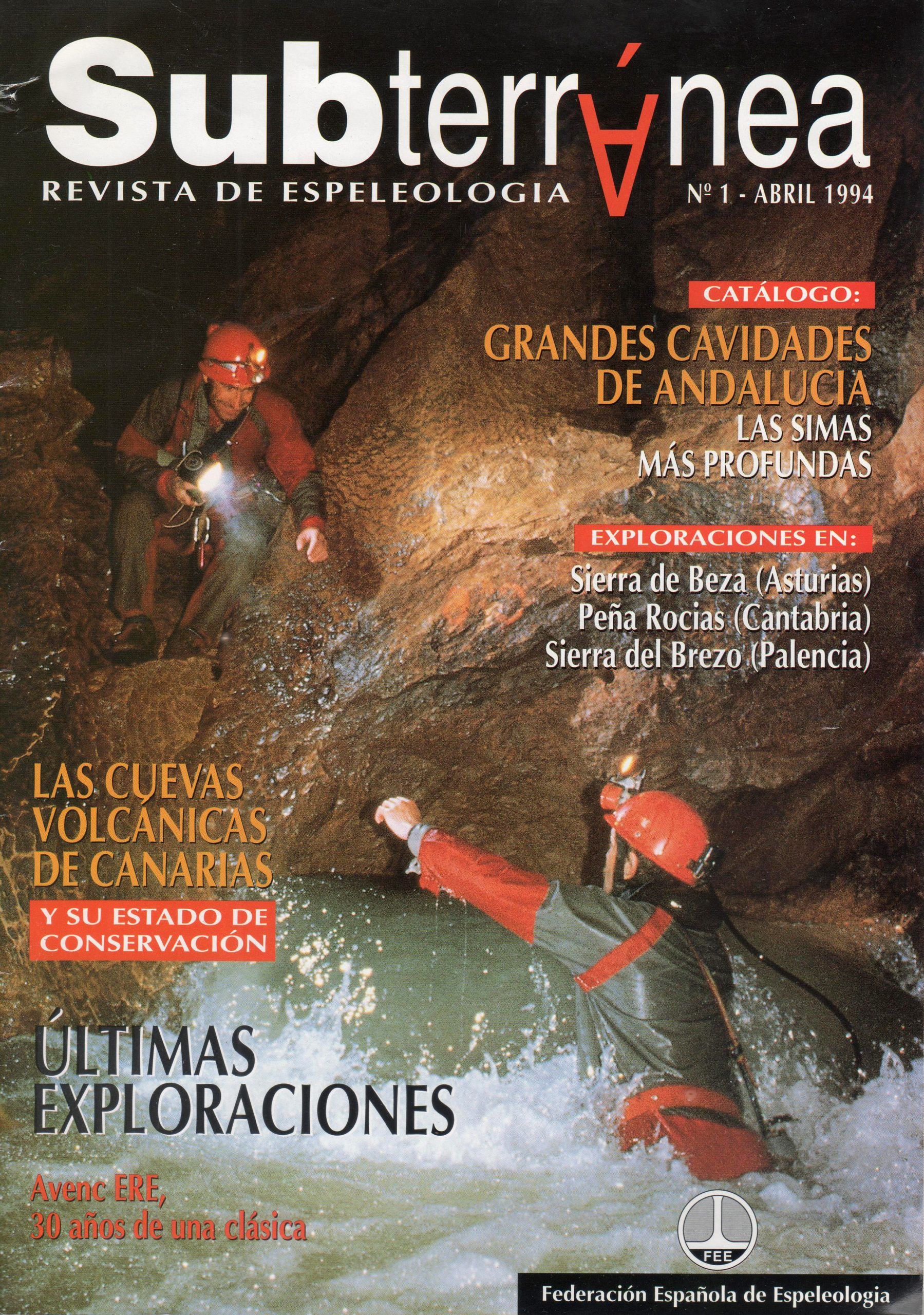 Revista Subterránea 01 Portada nº 1 - Abril 1994
