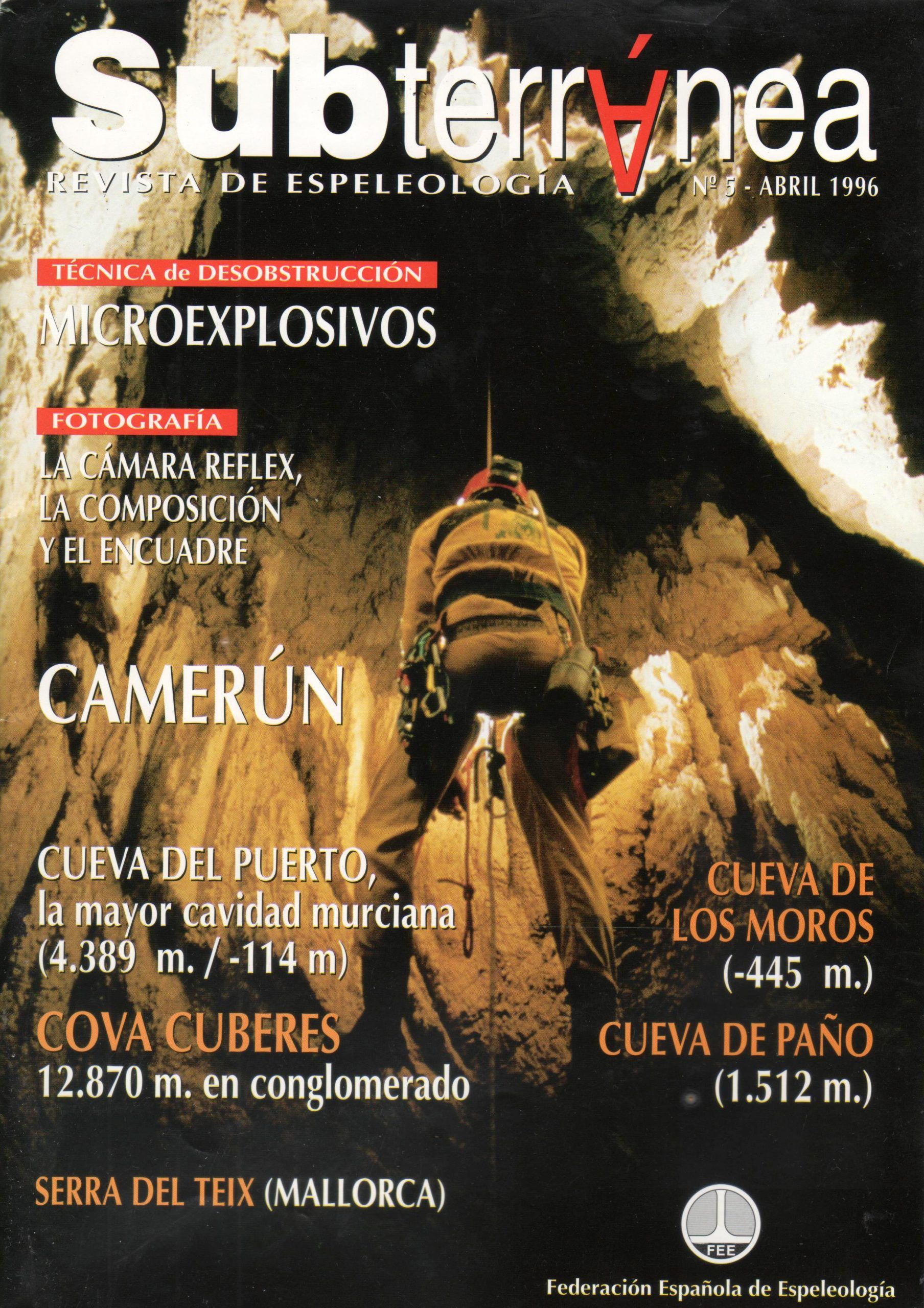 Revista Subterránea 01 Portada nº 1 - Abril 1994