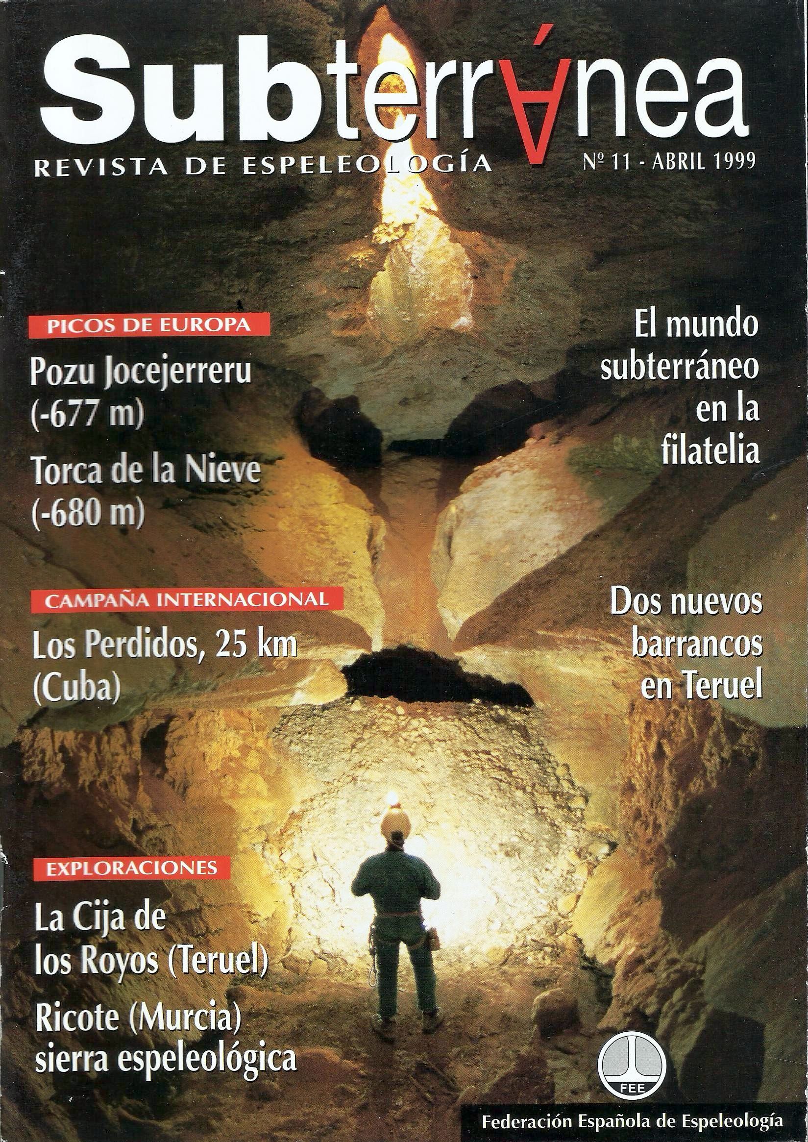 Revista Subterránea 01 Portada nº 1 - Abril 1994