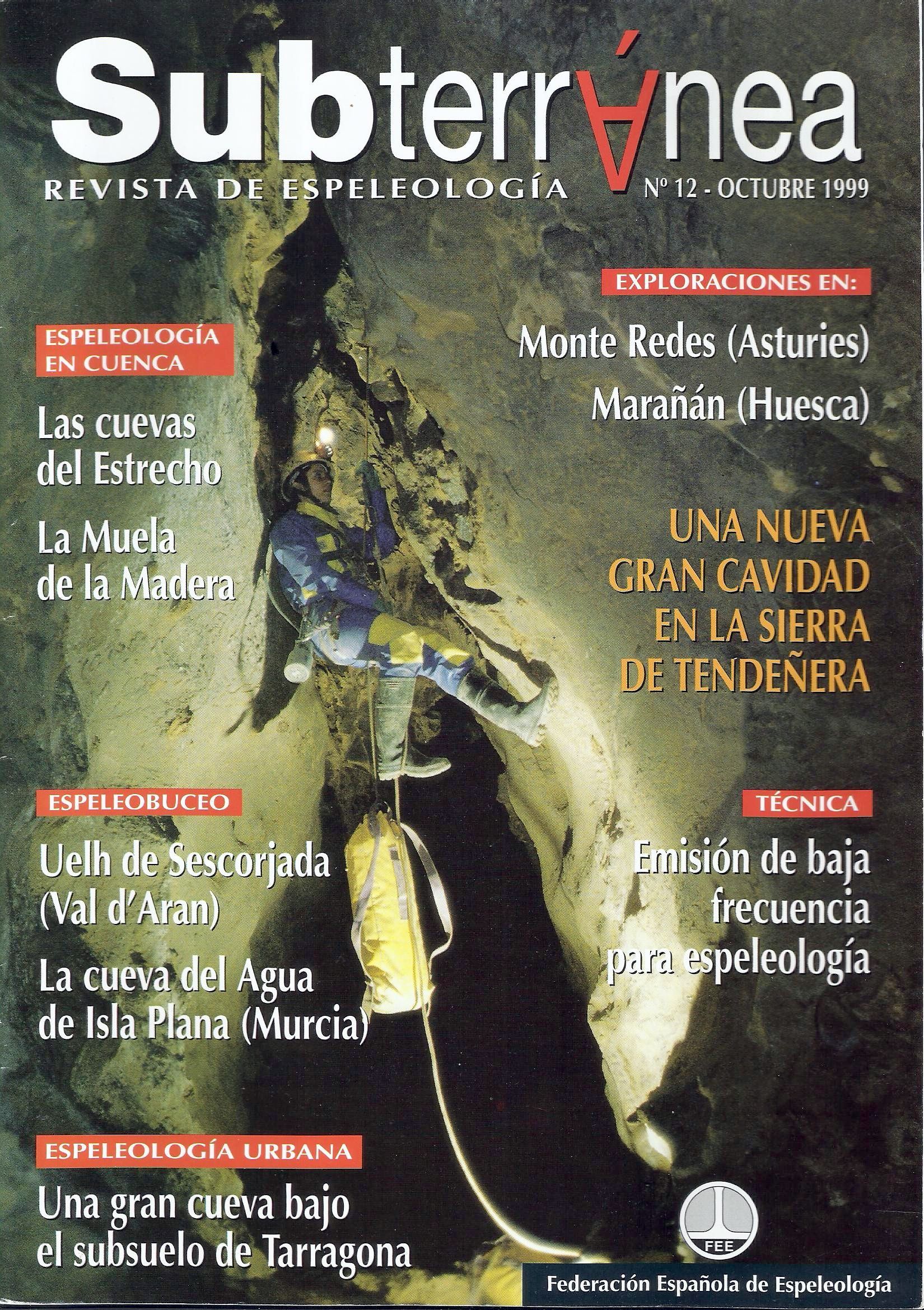 Revista Subterránea 01 Portada nº 1 - Abril 1994