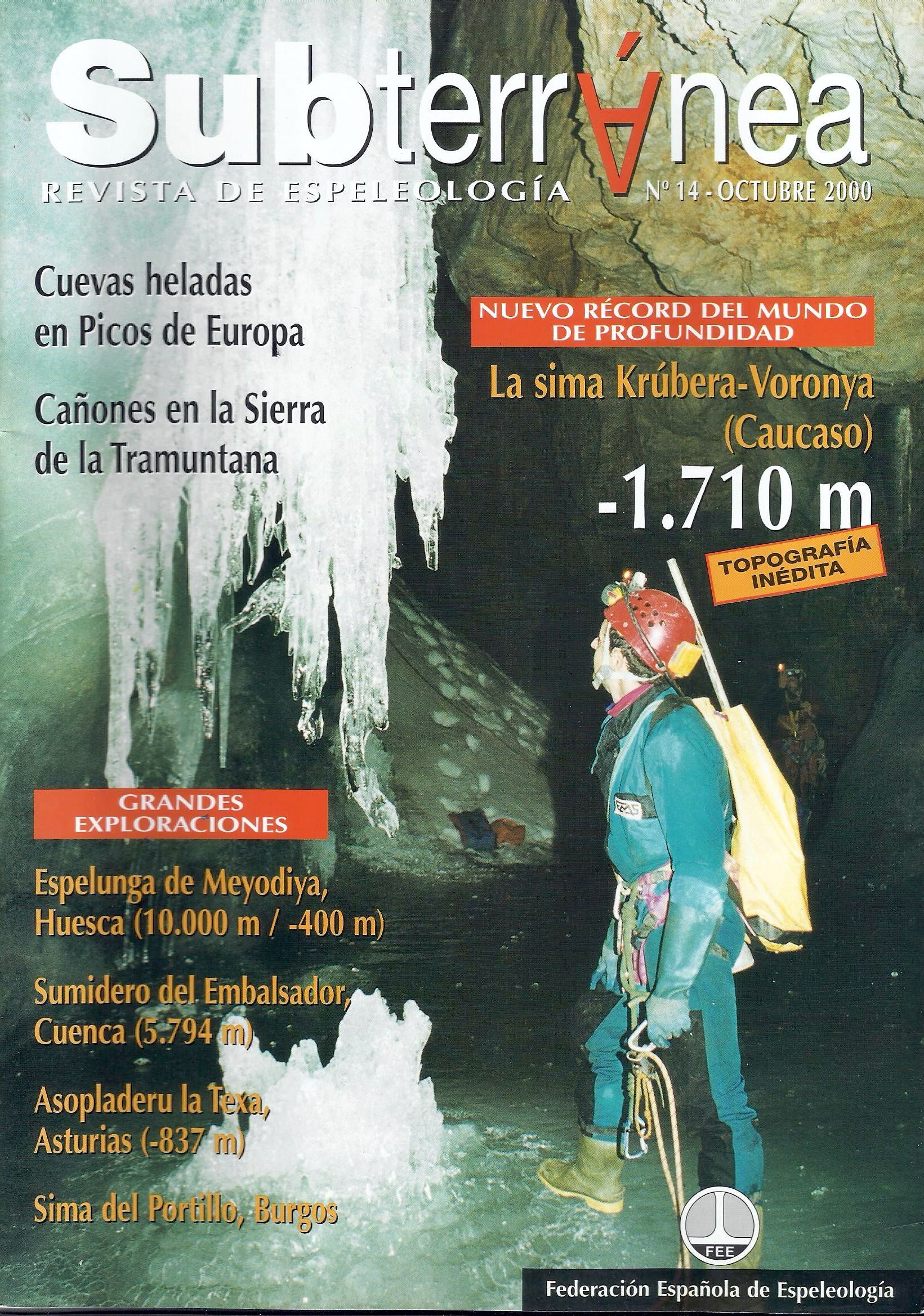 Revista Subterránea 01 Portada nº 1 - Abril 1994
