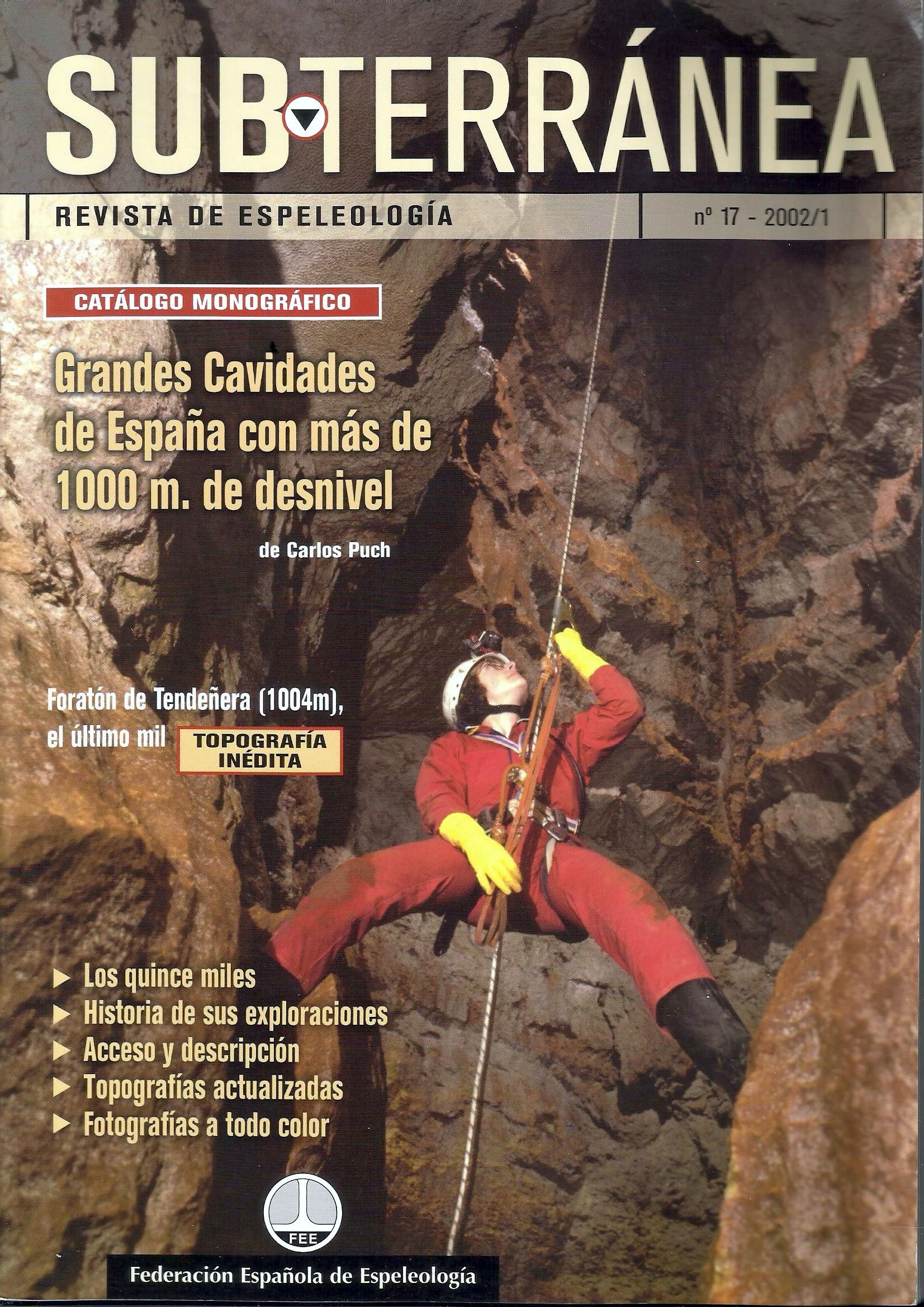 Revista Subterránea 01 Portada nº 1 - Abril 1994