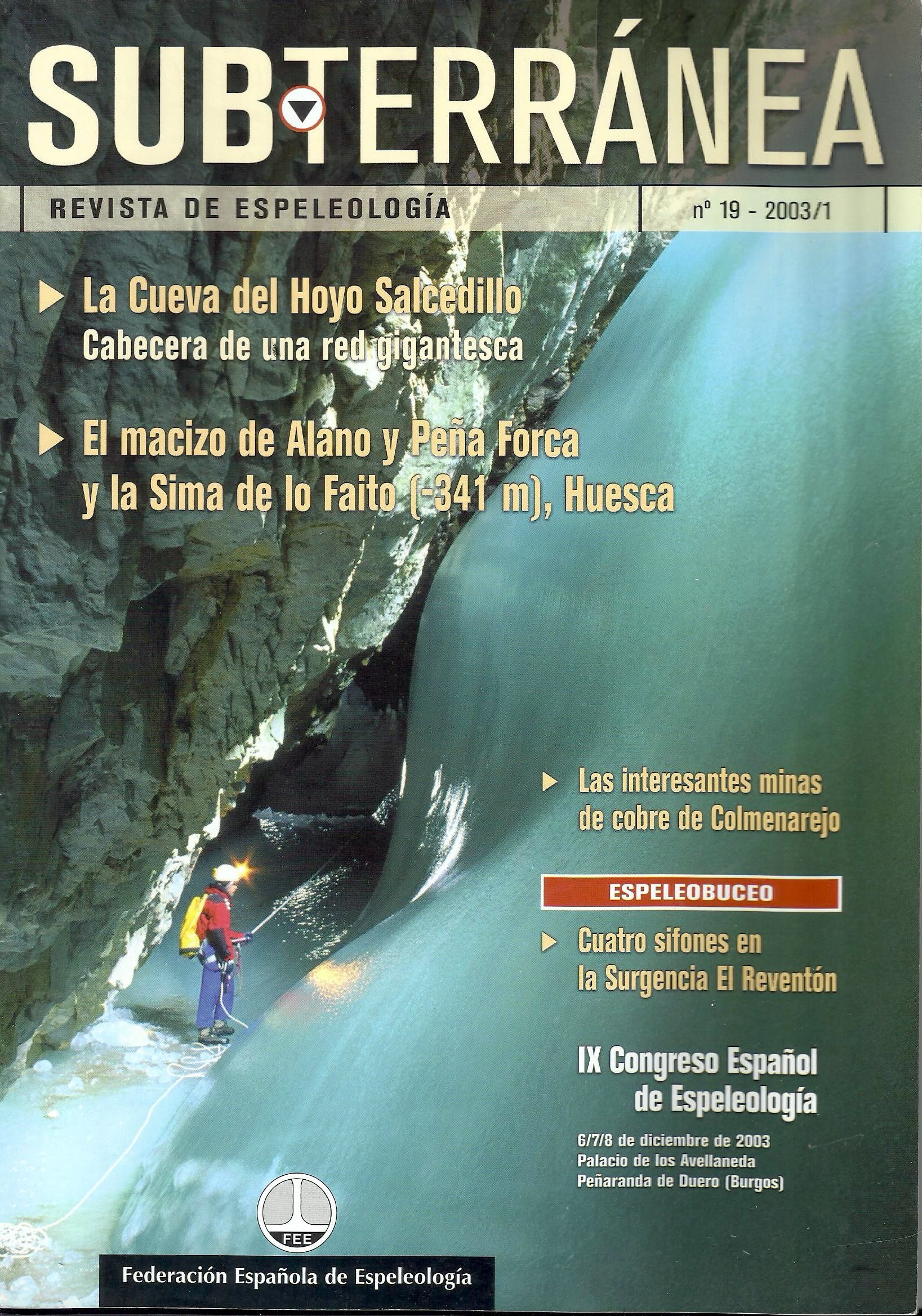 Revista Subterránea 01 Portada nº 1 - Abril 1994
