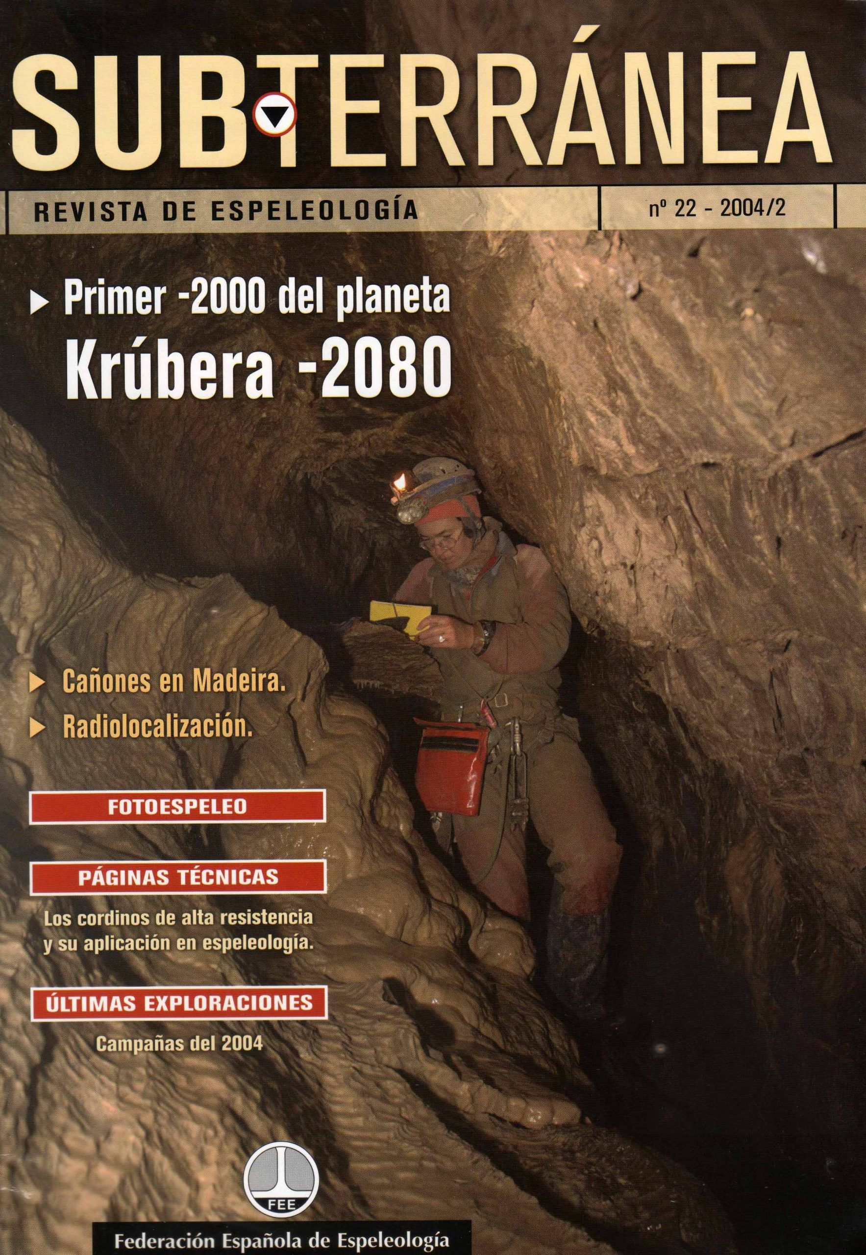 Revista Subterránea 01 Portada nº 1 - Abril 1994