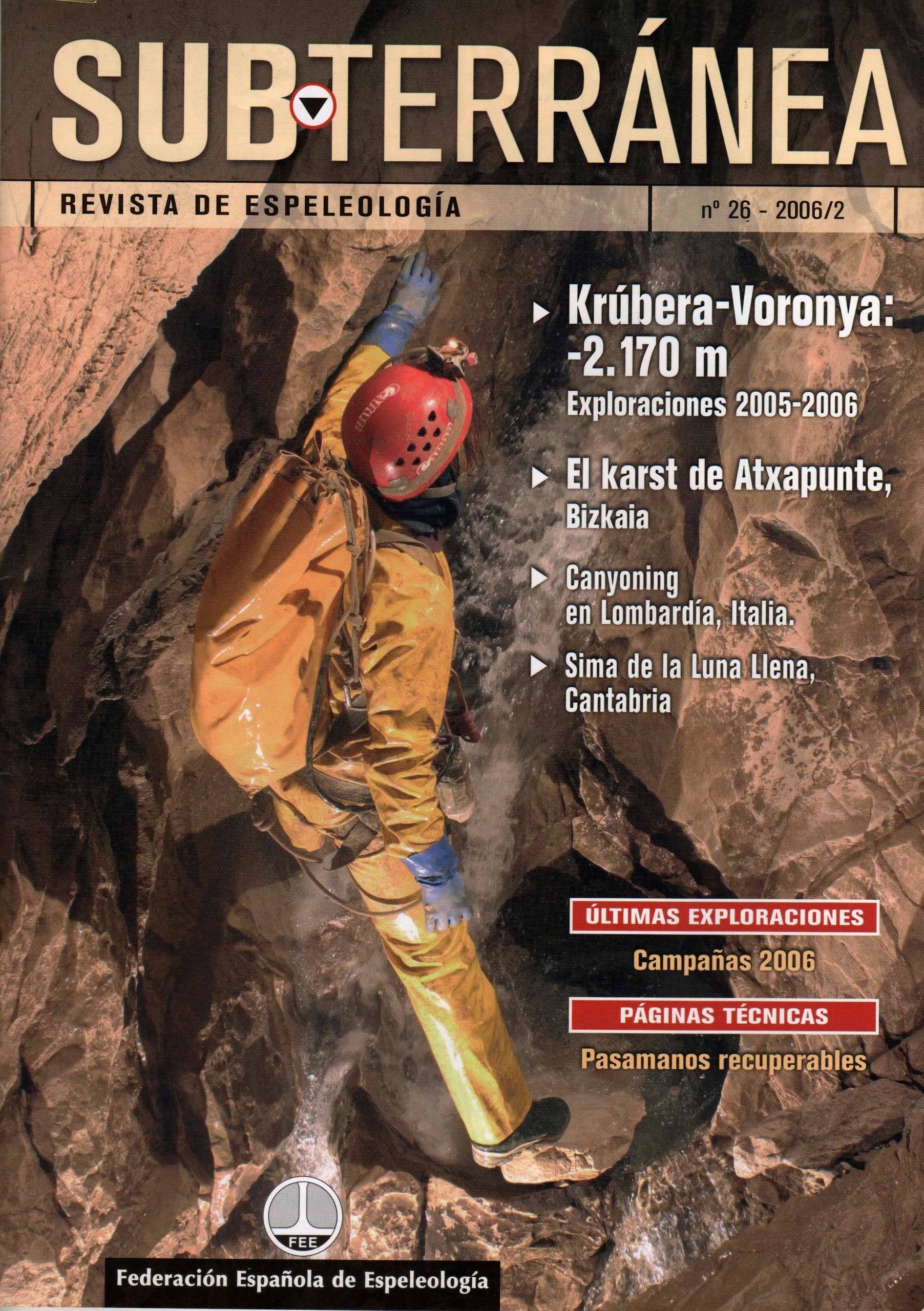 Revista Subterránea 01 Portada nº 1 - Abril 1994