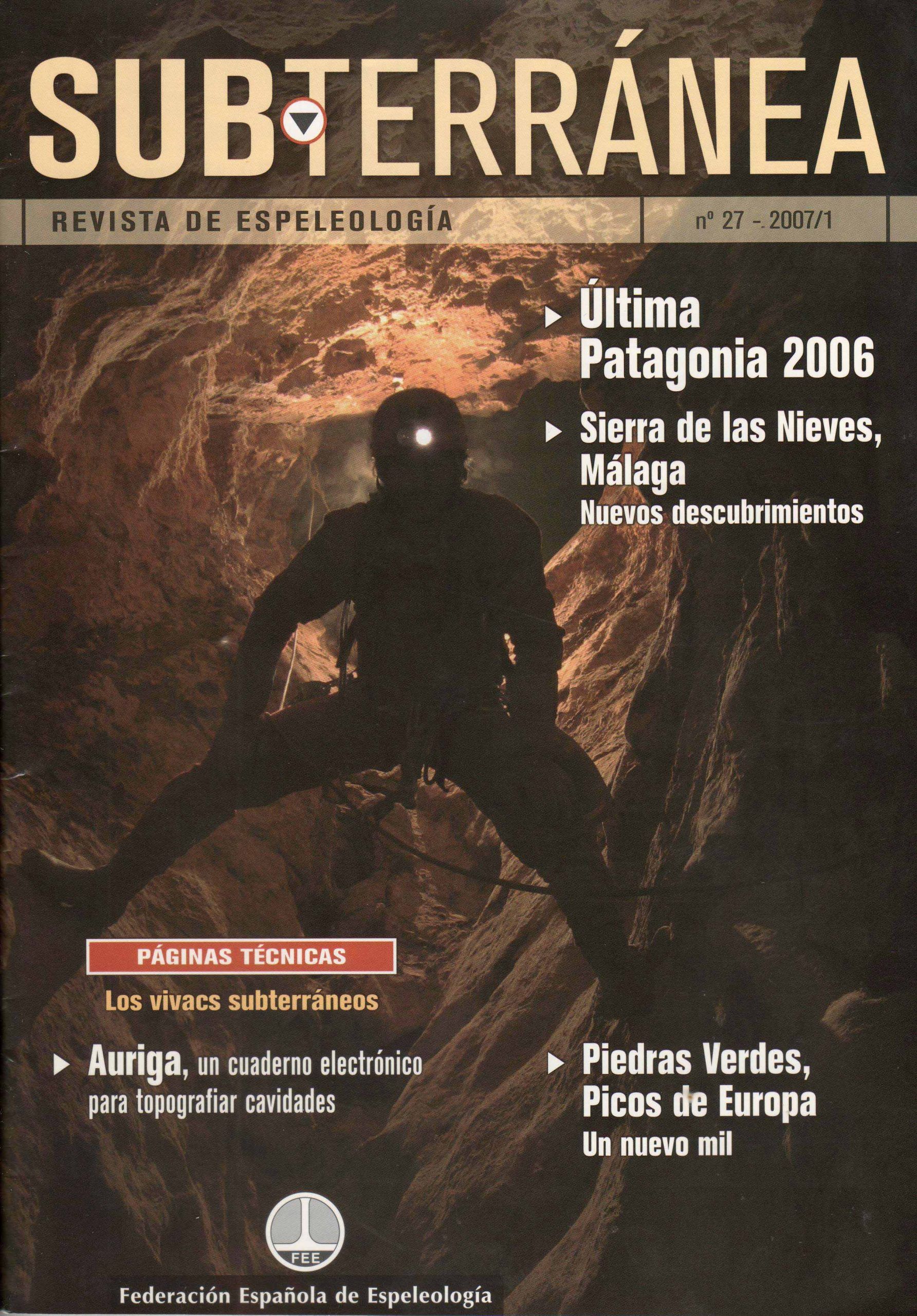 Revista Subterránea 01 Portada nº 1 - Abril 1994